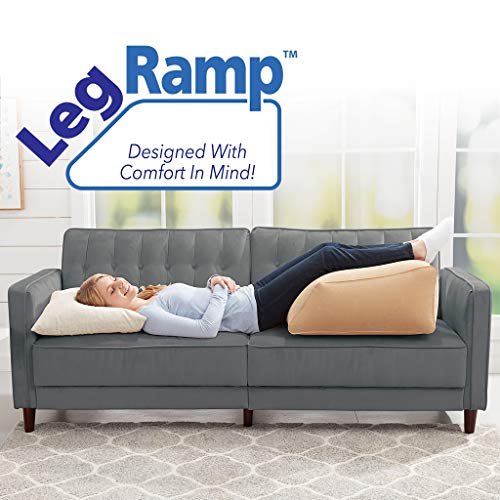 BOTOPRO - Leg Ramp, Almohada Hinchable para Reposo de Pies y Piernas. Incluye Inflador de Doble acción - Anunciado en TV