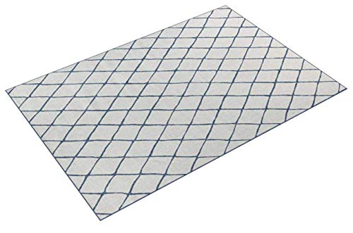 bougari Malaga Reversible y Exterior para en Alfombra Azul/Crema 200 x 290 bougari Malaga Reversible y Exterior para en Alfombra Azul/Crema 200 x 290