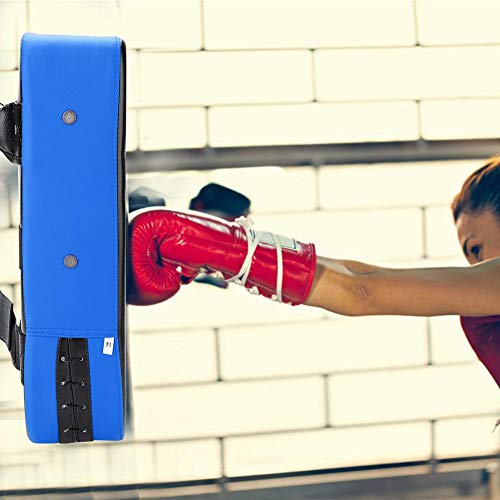 Boxeo Punching Mitt Kick Taekwondo Pad Escudos para Patadas Target Punching Pad Kicking Strike Pad Pies de Mano Target Shield Entrenamiento(Azul)