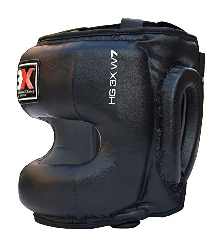 Boxeo Sombrero MMA Cara Completa Protector De Karate Cuero Muay Thai Jefe De Guardia UFC Luchando Artes Marciales Casco De Combate Formación Proteccion Kickboxing Protector De Cabeza De Taekwondo