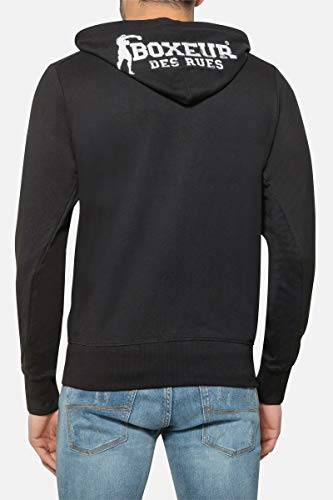 Boxeur des rues - Man Hoodie Full Zip Sweatshirt, Man Boxeur des rues - Man Hoodie Full Zip Sweatshirt, Man
