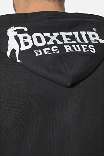 Boxeur des rues - Man Hoodie Full Zip Sweatshirt, Man Boxeur des rues - Man Hoodie Full Zip Sweatshirt, Man