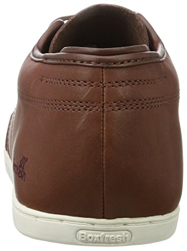 Boxfresh Sparko ICN Lea RUS, Low-Top Hombre, marrón, 40 EU