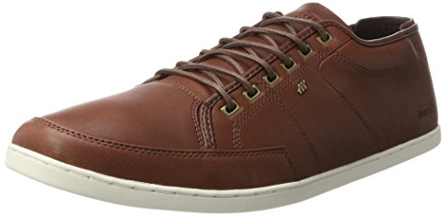 Boxfresh Sparko ICN Lea RUS, Low-Top Hombre, marrón, 40 EU