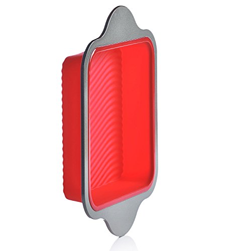 Boxiki Kitchen Molde de Silicona para Brownies | Molde Profesional Antiadherente Cuadrado de 20.3 cm Mejor Accesorio para Hornear | Aprobado por la FDA con Marco de Acero + Asas Boxiki Kitchen Molde de Silicona para Brownies | Molde Profesional Antiadherente Cuadrado de 20.3 cm Mejor Accesorio para Hornear | Aprobado por la FDA con Marco de Acero + Asas