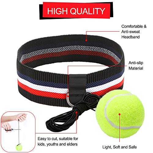 Boxing Ball - Pelota de entrenamiento para boxeo con banda para la cabeza, boxeo Reflex Speed Training Box- Entrenamiento práctico en el gimnasio o al aire libre (contiene negro, rojo, amarillo) Boxing Ball - Pelota de entrenamiento para boxeo con banda para la cabeza, boxeo Reflex Speed Training Box- Entrenamiento práctico en el gimnasio o al aire libre (contiene negro, rojo, amarillo)