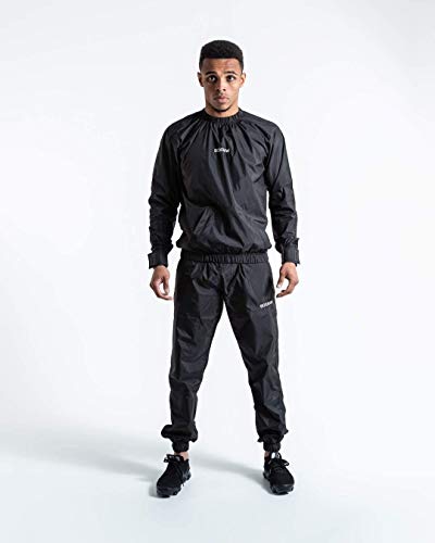 BOXRAW Traje De Sudoración Hagler Top y Pantalones Set, Sin Riesgo De Rasgar Boxeo MMA Formación Gimnasio (XXL) BOXRAW Traje De Sudoración Hagler Top y Pantalones Set, Sin Riesgo De Rasgar Boxeo MMA Formación Gimnasio (XXL)