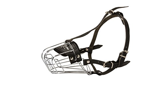 Bozal para perro con jaula de alambre para caminar diariamente y sesiones de entrenamiento – Se adapta a boxeadores, bulldog inglés pequeño Bozal para perro con jaula de alambre para caminar diariamente y sesiones de entrenamiento – Se adapta a boxeadores, bulldog inglés pequeño