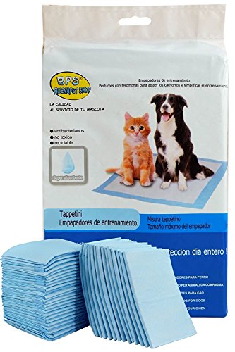 BPS® Empapadores de Entrenamiento para Perros Gatos Perfumes con Feromonas para Atraer los Cachorros y Simplificar el Entrenamiento (30pcs 60 * 60cm) BPS-2168