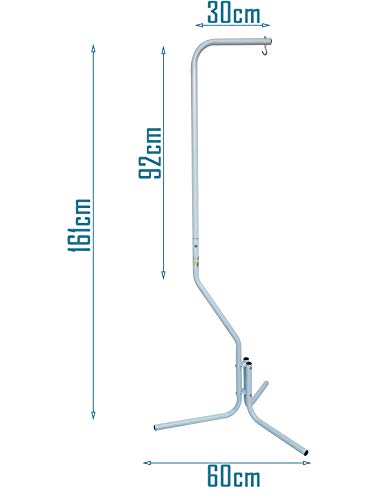 BPS Pie de Gancho para Colgar la Jaula Soporte para Jaula de Pájaros Loro 3 Modelos Elegir (Abierto: 161x60 cm) BPS-1173 BPS Pie de Gancho para Colgar la Jaula Soporte para Jaula de Pájaros Loro 3 Modelos Elegir (Abierto: 161x60 cm) BPS-1173