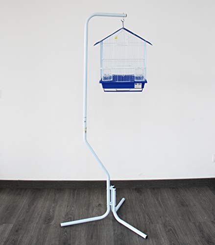BPS Pie de Gancho para Colgar la Jaula Soporte para Jaula de Pájaros Loro 3 Modelos Elegir (Abierto: 161x60 cm) BPS-1173 BPS Pie de Gancho para Colgar la Jaula Soporte para Jaula de Pájaros Loro 3 Modelos Elegir (Abierto: 161x60 cm) BPS-1173
