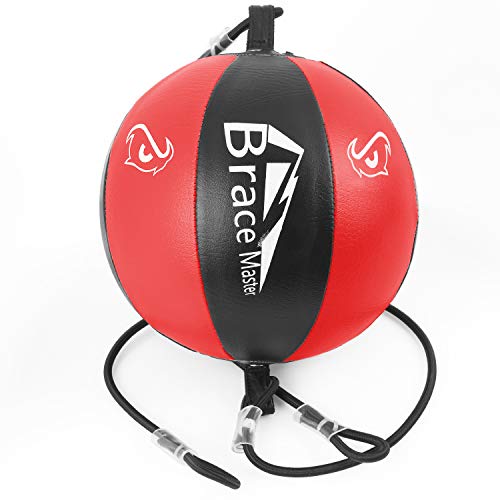 Brace Master - Bolsa de Boxeo con Soporte para Boxeo (Rojo)