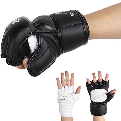 Brace Master Boxing Gloves Series of DG 2.0 For Men Women (Box Black, 8OZ)