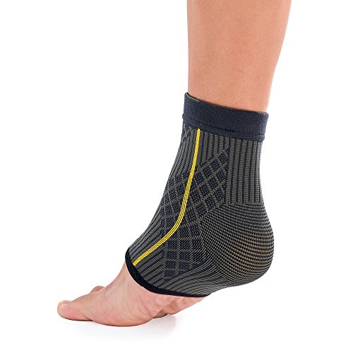 Bracoo FE91 I Tobillera Transpirable Compresión Dinámica. Movimiento Natural. Mayor Estabilidad. Fascitis Plantar, Inflamación, Dolor. Unisex. Ambos Pies. Ideal Deportes. 1Unidad x Pack. Talla S Bracoo FE91 I Tobillera Transpirable Compresión Dinámica. Movimiento Natural. Mayor Estabilidad. Fascitis Plantar, Inflamación, Dolor. Unisex. Ambos Pies. Ideal Deportes. 1Unidad x Pack. Talla S