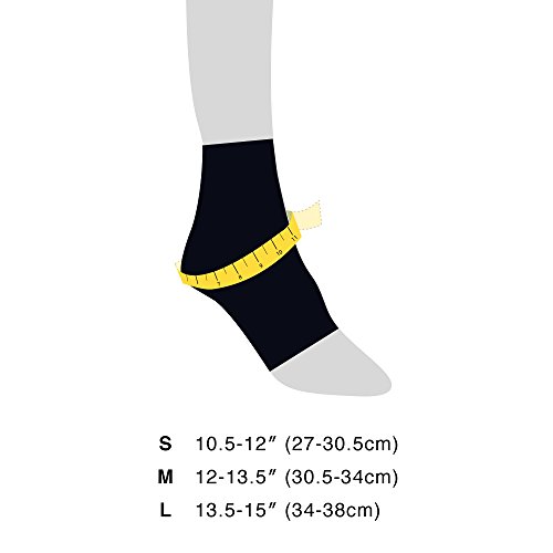 Bracoo FE91 I Tobillera Transpirable Compresión Dinámica. Movimiento Natural. Mayor Estabilidad. Fascitis Plantar, Inflamación, Dolor. Unisex. Ambos Pies. Ideal Deportes. 1Unidad x Pack. Talla S Bracoo FE91 I Tobillera Transpirable Compresión Dinámica. Movimiento Natural. Mayor Estabilidad. Fascitis Plantar, Inflamación, Dolor. Unisex. Ambos Pies. Ideal Deportes. 1Unidad x Pack. Talla S
