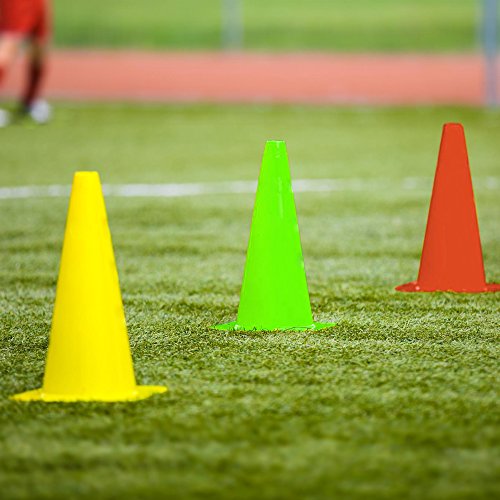 BRAMBLE! 12 Conos de Tráfico para Entrenamiento, 23cm/9" - Duradero y Estable Conos Señalizacion - Plástico Entrenamiento Fútbol, Deportes y Juegos, Entrenamiento del Perro. BRAMBLE! 12 Conos de Tráfico para Entrenamiento, 23cm/9" - Duradero y Estable Conos Señalizacion - Plástico Entrenamiento Fútbol, Deportes y Juegos, Entrenamiento del Perro.