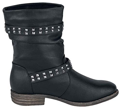 Brandit Botas Biker de Chica Mujer Botas Negro EU39, Poliuretano, Regular Brandit Botas Biker de Chica Mujer Botas Negro EU39, Poliuretano, Regular
