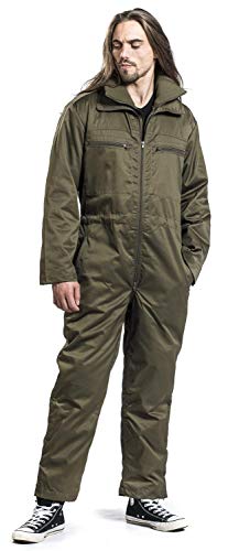 Brandit BW Panzerkombi Abrigo de utilidades de trabajo, verde oliva, S para Hombre Brandit BW Panzerkombi Abrigo de utilidades de trabajo, verde oliva, S para Hombre
