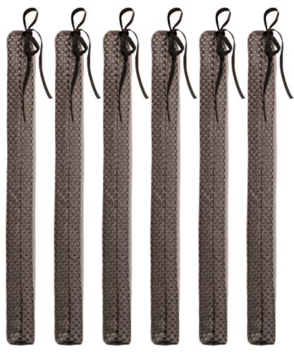 Brandsseller - Cojín para silla – Cojines para exterior e interior – Diseño trenzado aprox. 38 x 38 x 3 cm marrón juego de 6 Brandsseller - Cojín para silla – Cojines para exterior e interior – Diseño trenzado aprox. 38 x 38 x 3 cm marrón juego de 6