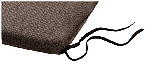 Brandsseller - Cojín para silla – Cojines para exterior e interior – Diseño trenzado aprox. 38 x 38 x 3 cm marrón juego de 6 Brandsseller - Cojín para silla – Cojines para exterior e interior – Diseño trenzado aprox. 38 x 38 x 3 cm marrón juego de 6