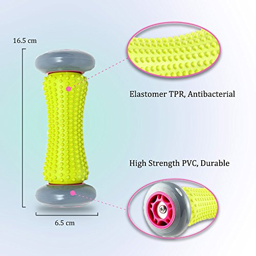 Branger Rodillo de Masaje de Pies, Masaje de Reflexología de Acupresión Palo Muñecas Antebrazos Rodillo de Masaje para la Fascitis Plantar Recuperación y Músculos Apretados (Grey) Branger Rodillo de Masaje de Pies, Masaje de Reflexología de Acupresión Palo Muñecas Antebrazos Rodillo de Masaje para la Fascitis Plantar Recuperación y Músculos Apretados (Grey)