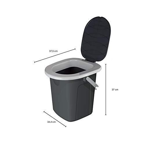 Branq - Inodoro para Camping 1306, Gris, M Branq - Inodoro para Camping 1306, Gris, M