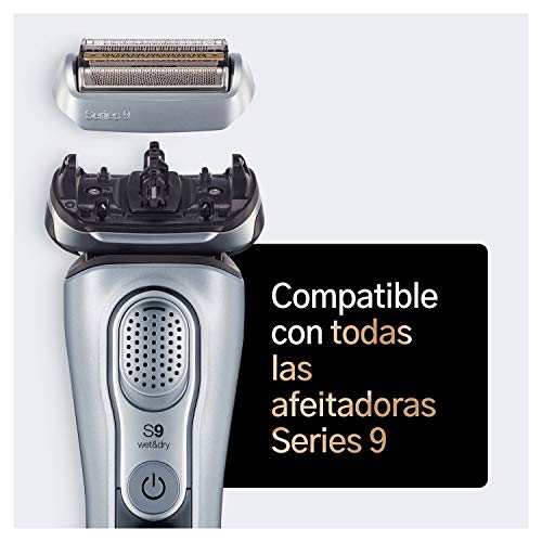 Braun 92B - Recambio/Repuesto para afeitadora eléctrica, compatible con las máquinas de afeitar Series 9, color negro Braun 92B - Recambio/Repuesto para afeitadora eléctrica, compatible con las máquinas de afeitar Series 9, color negro