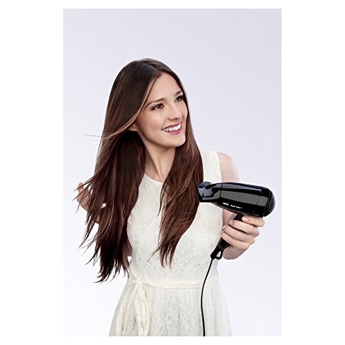 Braun Satin Hair 1 HD130 Style&Go - Secador de pelo viaje, multivoltaje, 1200W, negro Braun Satin Hair 1 HD130 Style&Go - Secador de pelo viaje, multivoltaje, 1200W, negro