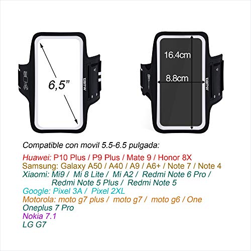 Brazalete Móvil Deportivo Universal,EOTW Brazalete Deportivo para iPhone 11 Pro MAX X XS MAX/Huawei P20 Pro P10 P9 Plus Honor 8X y Samsung A50 A40/LG/BQ Aquaris/Xiaomi(5''-6,5") Brazalete Móvil Deportivo Universal,EOTW Brazalete Deportivo para iPhone 11 Pro MAX X XS MAX/Huawei P20 Pro P10 P9 Plus Honor 8X y Samsung A50 A40/LG/BQ Aquaris/Xiaomi(5''-6,5")