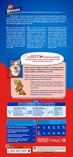 Brekkies Pienso para Perros con Buey y Verduras - 15000 gr Brekkies Pienso para Perros con Buey y Verduras - 15000 gr