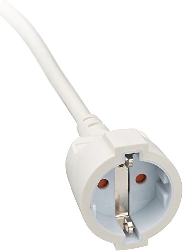 Brennenstuhl Cable alargador de 2 m con enchufe plano (alargador eléctrico, enchufe plano, para interiores) blanco Brennenstuhl Cable alargador de 2 m con enchufe plano (alargador eléctrico, enchufe plano, para interiores) blanco