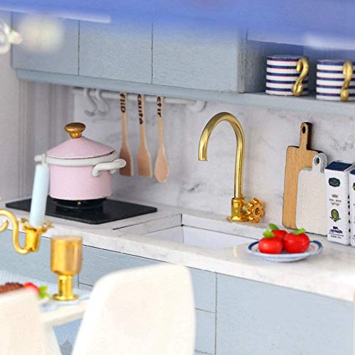 Bricolaje Casa de Muñecas de Madera de Diseño, con Luces+Piscina Privada, Miniatura con Todos los Muebles, Casa de Muñecas, Juego de Descompresión(CON/SIN Cubierta de Polvo)(SIN Cubierta de polvo) Bricolaje Casa de Muñecas de Madera de Diseño, con Luces+Piscina Privada, Miniatura con Todos los Muebles, Casa de Muñecas, Juego de Descompresión(CON/SIN Cubierta de Polvo)(SIN Cubierta de polvo)