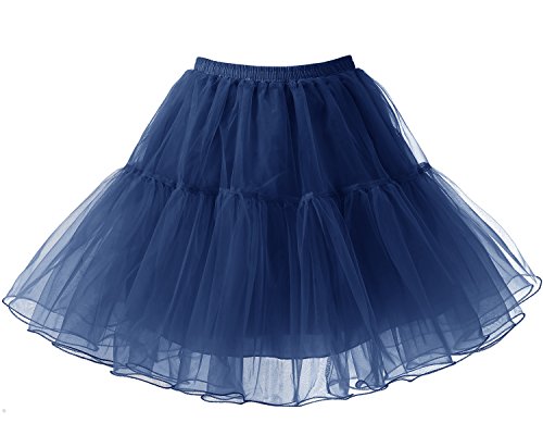 Bridesmay Enaguas Años 50 Vintage para Vestidos Faldas Cortas De Tul Mujer Cancan Tutu Rockabilly Navy S Bridesmay Enaguas Años 50 Vintage para Vestidos Faldas Cortas De Tul Mujer Cancan Tutu Rockabilly Navy S