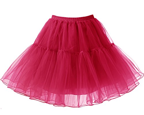 Bridesmay Enaguas Años 50 Vintage para Vestidos Faldas Cortas De Tul Mujer Cancan Tutu Rockabilly Rose M Bridesmay Enaguas Años 50 Vintage para Vestidos Faldas Cortas De Tul Mujer Cancan Tutu Rockabilly Rose M