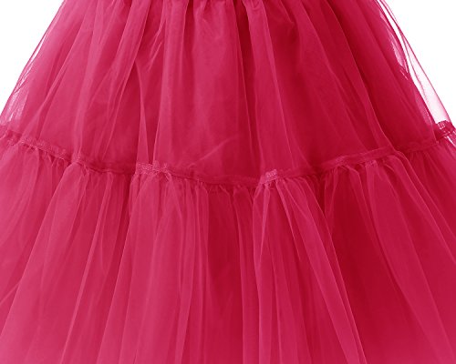 Bridesmay Enaguas Años 50 Vintage para Vestidos Faldas Cortas De Tul Mujer Cancan Tutu Rockabilly Rose M Bridesmay Enaguas Años 50 Vintage para Vestidos Faldas Cortas De Tul Mujer Cancan Tutu Rockabilly Rose M