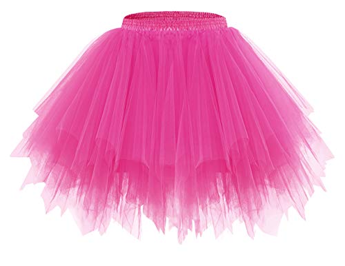 Bridesmay Mujeres Faldas Enaguas Cortas Tul Plisada Fiesta Tutu Ballet Fuchsia L Bridesmay Mujeres Faldas Enaguas Cortas Tul Plisada Fiesta Tutu Ballet Fuchsia L