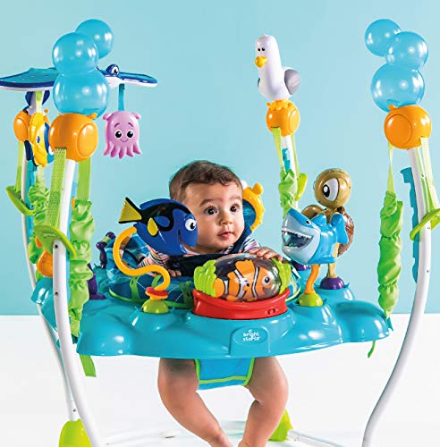 Bright Starts, Disney Baby Saltador y Centro de actividades Buscando a Nemo con más de 13 juguetes, luz y música, 4 alturas regulables Bright Starts, Disney Baby Saltador y Centro de actividades Buscando a Nemo con más de 13 juguetes, luz y música, 4 alturas regulables