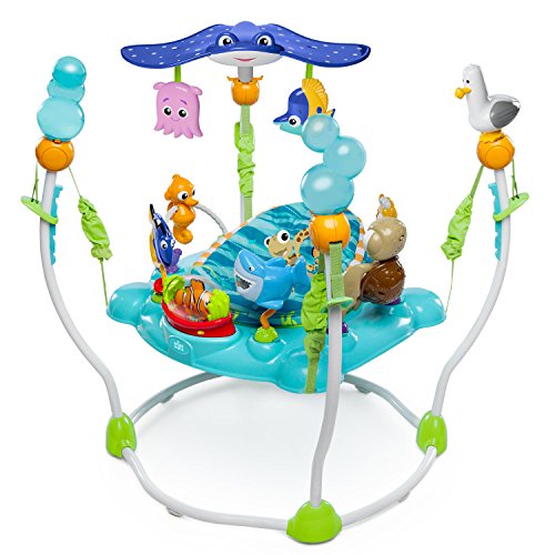 Bright Starts, Disney Baby Saltador y Centro de actividades Buscando a Nemo con más de 13 juguetes, luz y música, 4 alturas regulables Bright Starts, Disney Baby Saltador y Centro de actividades Buscando a Nemo con más de 13 juguetes, luz y música, 4 alturas regulables