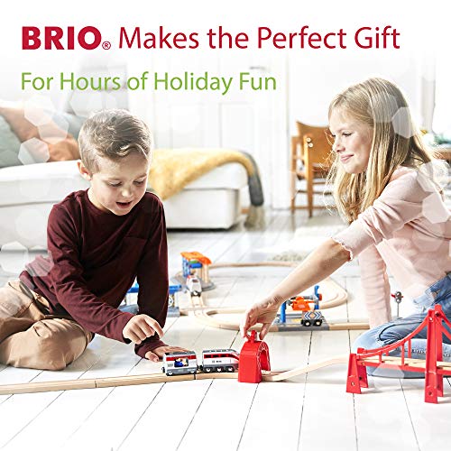 BRIO-33592 Gran locomotora a pilas con luz y sonido, color negro, rojo (RAVENSBURGER 33592)