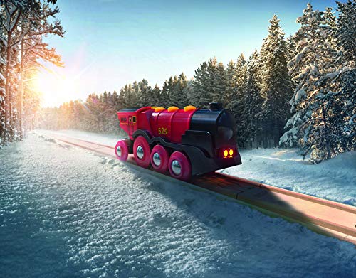 BRIO-33592 Gran locomotora a pilas con luz y sonido, color negro, rojo (RAVENSBURGER 33592) BRIO-33592 Gran locomotora a pilas con luz y sonido, color negro, rojo (RAVENSBURGER 33592)