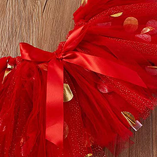 BriskyM Conjunto de Faldas tutú de Lunares y Mameluco de San Valentín para niñas pequeñas para bebés y niñas (Rojo, 9-12 Months) BriskyM Conjunto de Faldas tutú de Lunares y Mameluco de San Valentín para niñas pequeñas para bebés y niñas (Rojo, 9-12 Months)
