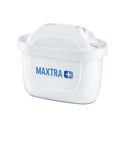 BRITA MAXTRA+ – Pack 2 filtros para el agua, Cartuchos filtrantes compatibles con jarras BRITA que reducen la cal y el cloro