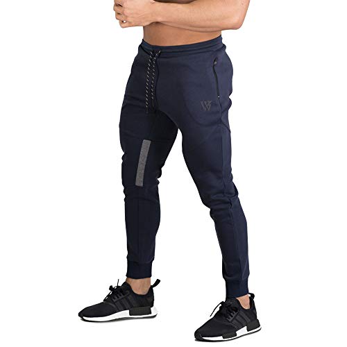 Brokig Vertex Gym Pantalones de chándal para hombre, con bolsillos, para correr y hacer jogging Brokig Vertex Gym Pantalones de chándal para hombre, con bolsillos, para correr y hacer jogging