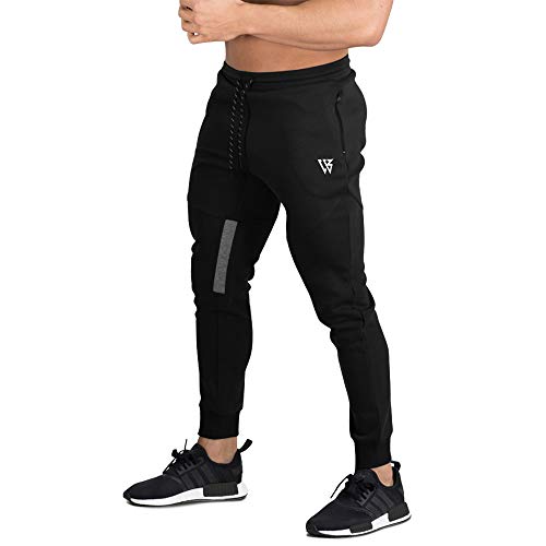 Brokig Vertex Gym Pantalones de chándal para hombre, con bolsillos, para correr y hacer jogging