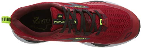 Brooks Cascadia 15, Zapatillas para Correr Hombre, Samba Red/Brick/Black, 42.5 EU