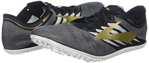 Brooks Elmn8 V4, Zapatillas de Running Unisex Adulto, Multicolor (Black/Gold/White 047), 38.5 EU Brooks Elmn8 V4, Zapatillas de Running Unisex Adulto, Multicolor (Black/Gold/White 047), 38.5 EU