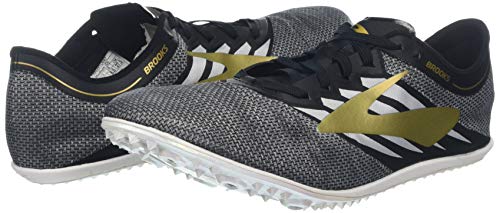 Brooks Elmn8 V4, Zapatillas de Running Unisex Adulto, Multicolor (Black/Gold/White 047), 38.5 EU