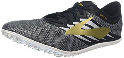 Brooks Elmn8 V4, Zapatillas de Running Unisex Adulto, Multicolor (Black/Gold/White 047), 38.5 EU