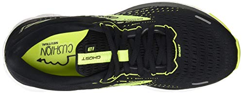 Brooks Ghost 13, Zapatillas para Correr para Hombre, Black/Nightlife/White, 43 EU Brooks Ghost 13, Zapatillas para Correr para Hombre, Black/Nightlife/White, 43 EU