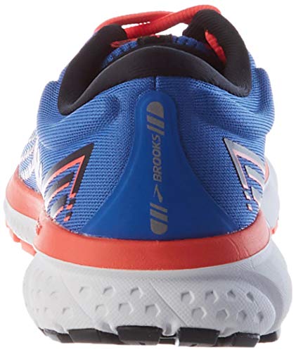 Brooks Ghost 13, Zapatillas para Correr para Mujer, Blue/Coral/White, 37.5 EU